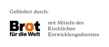Förderhinweis Brot für die Welt