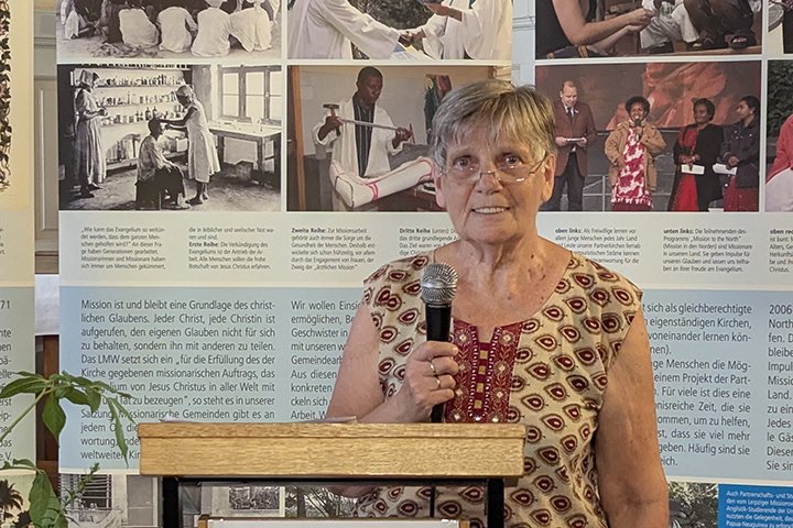 Die ehemalige Vorsitzende des Freundes- und Förderkreises und Landesleiterin der Frauenmission Gerlinde Haschke